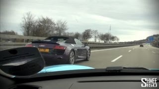 EPIC 191MPH FLYBY QuickSilver R8 V10 Spyder [upl. by Eiznikam842]