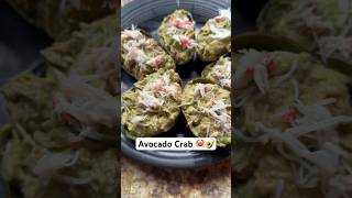 Crab Stuffed Avocado Recipe  How To Make Crab Salad Stuffed Avocado [upl. by Luapnaej225]