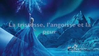 Libérée Délivrée  La Reine Des Neiges  Karaoké Disney  Mimmiss Lyrics amp Traductions [upl. by Gilud]