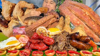 TAPSILOG PORKSILOG CHICKSILOG TOCILOG LONGSILOG BANGSILOG MUKBANG PINOY MUKBANG [upl. by Gilbart]