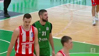 AdmiralBet ABA League 202324 highlights Round 9 Krka  Crvena zvezda Meridianbet 27112023 [upl. by Nivad]