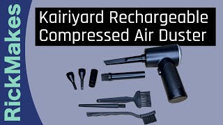 Kairiyard Rechargeable Compressed Air Duster [upl. by Krissie]