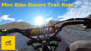 Coleman Mini Bike Trail Ride Desert Mini BIke Exploration [upl. by Green]