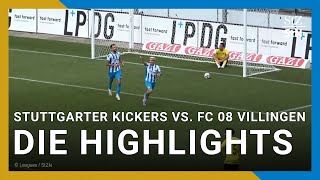 Stuttgarter Kickers vs FC 08 Villingen I Highlights 3 Spieltag Regionalliga Südwest [upl. by Clarinda]