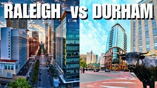 Raleigh vs Durham  The Differences Between Raleigh and Durham North Carolina  Raleigh NC Suburbs [upl. by Saeger]