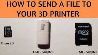 How to send a file GCode to your 3D Printer  Easy Tutorial  STEP BY STEP [upl. by Enrahs]