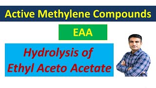 Hydrolysis of Ethyl Aceto Acetate EAA  Dr Bharat Baria [upl. by Nylatsirk387]