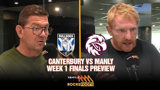 Canterbury vs Manly  Week 1 Finals Preview  Triple M NRL [upl. by Feeley304]