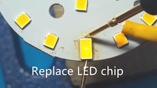 Repair LED light by replace chips [upl. by Shawnee81]