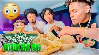 WINGSTOP MUKBANG WITH MY BROTHERS D6 GOT A GIRLFRIEND [upl. by Elish715]