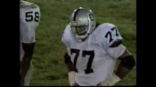 Lyle Alzado attempts NFL return 5 yrs after retirement v Bears 1990 preseason [upl. by Asilef]