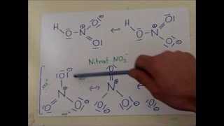 Nitrat Anion Struktur Mesomerie Formalladungen [upl. by Enitnelav119]