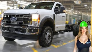 Ford Super Duty US Factory 2024 Manufacturing F250 F350 F450 F550 F600 F150 Assembly line [upl. by Formenti]