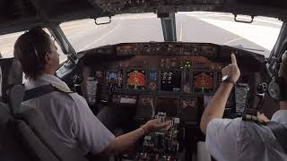 Boeing 737800  Start and Takeoff Procedure  Santiago de Chile [upl. by Oibesue]