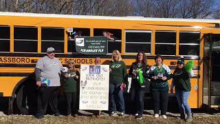 Glassboro bus drivers sing Eagles fight song [upl. by Maguire]