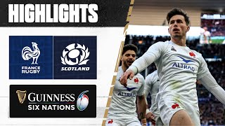 HIGHLIGHTS  🇫🇷 France v Scotland 🏴󠁧󠁢󠁳󠁣󠁴󠁿  2023 Guinness Six Nations [upl. by Imuy546]