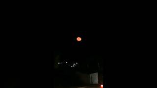 Lua Vermelha no céu do nordeste 😱 lua eclipse shorts [upl. by Znarf49]