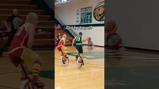 Unicycle basketball is DIFFERENT 😭 ht sportsnextgenIG shorts basketball tricks highlights [upl. by Eniluj]