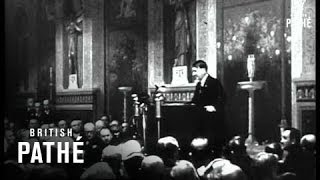 Foreign Press Conference April 1933 Aka Hitler Speaking At Foreign Press Conference 1933 [upl. by Huntingdon559]