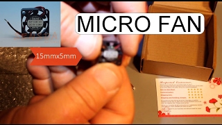 UNBOXING SEPA MF15B05 5V 006A MICRO FAN [upl. by Fante682]