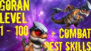 Monster Legends  Goran  Level 1 to 100 [upl. by Gilburt]