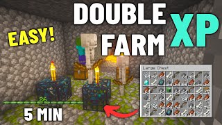 Minecraft Mob Spawner XP Farm Tutorial 121 [upl. by Tihom]