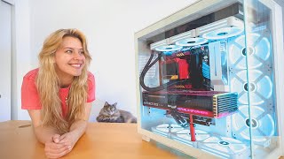 LETS BUILD MY NEW GAMING PC OVERPOWERED AND UNIQUE RTX 4090 PC Build  NoisyButters [upl. by Carree374]