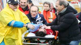 Piermario Morosini dies after collapsing on pitch [upl. by Aneled]