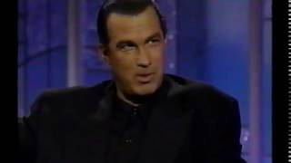 1991 Steven Seagal interview Arsenio Hall Show [upl. by Neeham740]