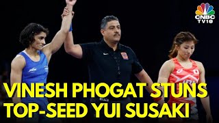 Paris Olympics 2024Vinesh Phogat Storms Into The Women’s Freestyle 50kg Quarterfinals  Yui Susaki [upl. by Woodhouse]