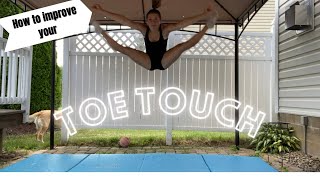 HOW TO IMPROVE YOUR TOE TOUCH  keeks tumbles [upl. by Chesney]