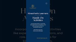 Designing Courses for Kinesthetic Learners [upl. by Santa]