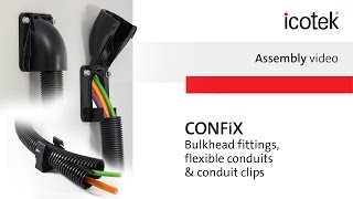 Cable conduit system CONFiX  Assembly  icotek [upl. by Aikemal]