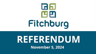 Fitchburg Referendum Virtual Public Information Meeting 91824YT [upl. by Denni]