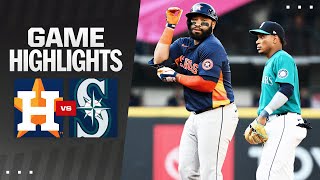 Astros vs Mariners Game Highlights 72024  MLB Highlights [upl. by Aelyk]