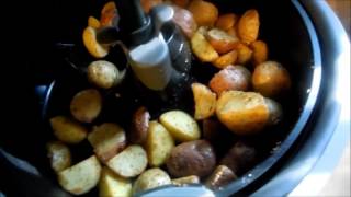 Cooking potatoes with the Actifry that I got for my birthday [upl. by Nyrrek475]