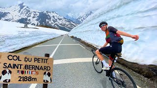 Experiencing HUGE SNOW BANKS at 2200m in the Alps [upl. by Marigolda]