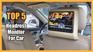 Top 5 Best Headrest Monitor for Car 2024  Best Car Headrest Monitor in 2024 [upl. by Gavra]