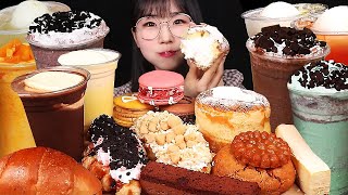 ASMR 더운여름 입안가득 시원한 에이드에 초코폭탄 디저트 먹방✨푸딩컵빙수 생크림카스테라 꿀약과크림치즈쿠키 마카롱 프라페 스무디 케이크 DESSERT CAKE MUKBANG [upl. by Roderica333]