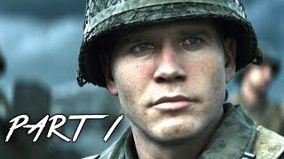 CALL OF DUTY WW2 Walkthrough Gameplay Part 1  Normandy  Campaign Mission 1 COD World War 2 [upl. by Llennoc67]