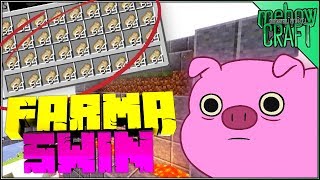 MINECRAFT  AUTOMATYCZNA FARMA ŚWIŃ  ŚWINIARKA [upl. by Alyce]