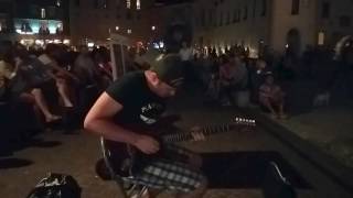 Marcello Calabrese  street guitarist live in Riva del Garda  quotEuropaquot [upl. by Namurt257]