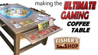 Woodworking Making the Ultimate Gaming Coffee Table [upl. by Esinek]