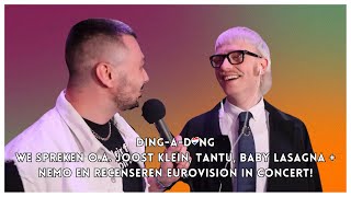 We spreken Joost Klein Tantu Baby Lasagna  Nemo en recenseren Eurovision in Concert  S6E27B [upl. by Barraza334]