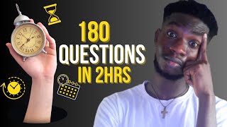 How to Answer The Jamb 180 questions in 2HRS  StepByStep Guide [upl. by Audwin]