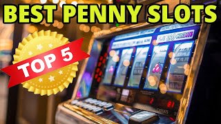 TOP 5 BEST Penny Slot Machine games to play 🎰 Tips from a Slot Tech [upl. by Thaxter]