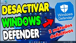 COMO DESACTIVAR O QUTAR WINDOWS DEFENDER en WINDOWS 10 Y 11 🛡️ [upl. by Benetta541]