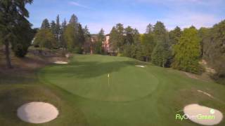 Vidago Palace Golf Course  drone aerial video  Vidago Palace  Hole18 [upl. by Oringas]