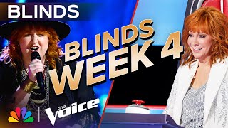 Stunning Blind Auditions from Week 4  The Voice  NBC [upl. by Lomasi287]