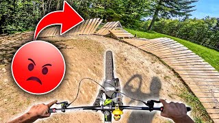 Ce Bikepark ma fait péter un câble   découverte Bikepark Métabief [upl. by Ittocs]